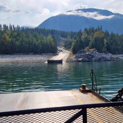 .....und schon wieder ging's an Land....