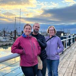 Und ein letzter Sonnenuntergang am Pier