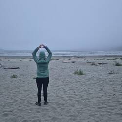 Der Küstennebel sorgte für eine mystische Atmosphäre