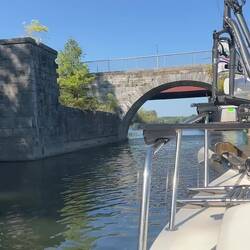 Boating through the Aqueduct...