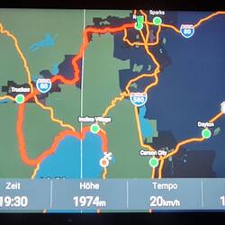 Von Reno zum Lake Tahoe