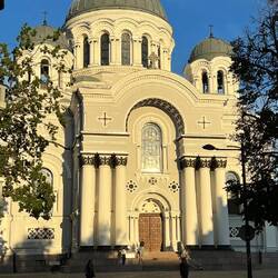Kirche des Erzengels Michael in Kaunas - in der Nähe unseres Hotels Moxy.