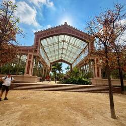 The Hivernacle (conservatory) it was too hot to go inside!!!