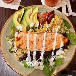 Lunch - salmon for me 😋