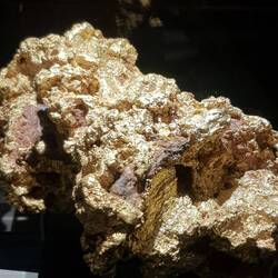 One of the large gold nuggets that came from the WA region