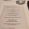 The set course menu