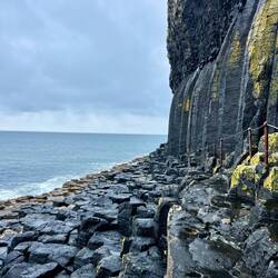 Der Weg zur Höhle auf der Isle of Staffa