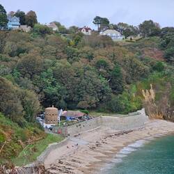 Blick zurück in die Fermain Bay