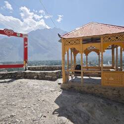 Pavillon mit Aussicht