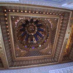 Die verzierte Decke.