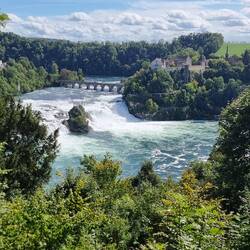 Und hier Väterchen Rhein - Rheinfall