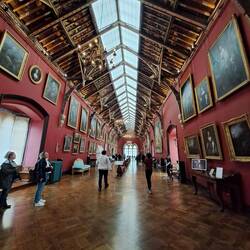 Dieser Flügel wurde später angebaut, um die Gemälde Sammlung ausstellen zu können