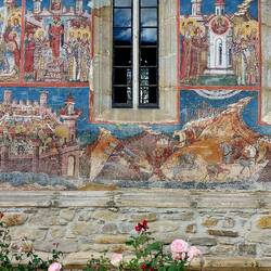 Fresco depicts the Siege of Constantinople