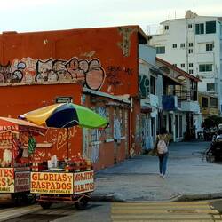 On the streets of Veracruz.