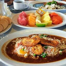 A delicious local breakfast.