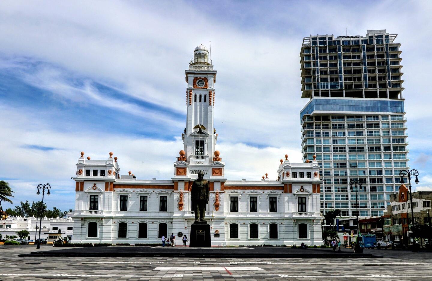Faro Venustiano Carranza. The seafront of Veracruz.