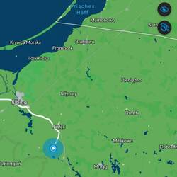 Kurz vor der Grenze nach RUS