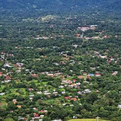 Blick auf El Valle de Antón von der India Dormida
