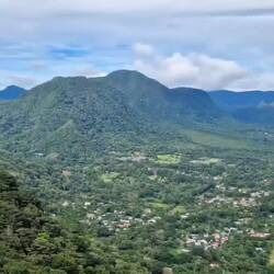 Blick auf El Valle de Antón von der India Dormida