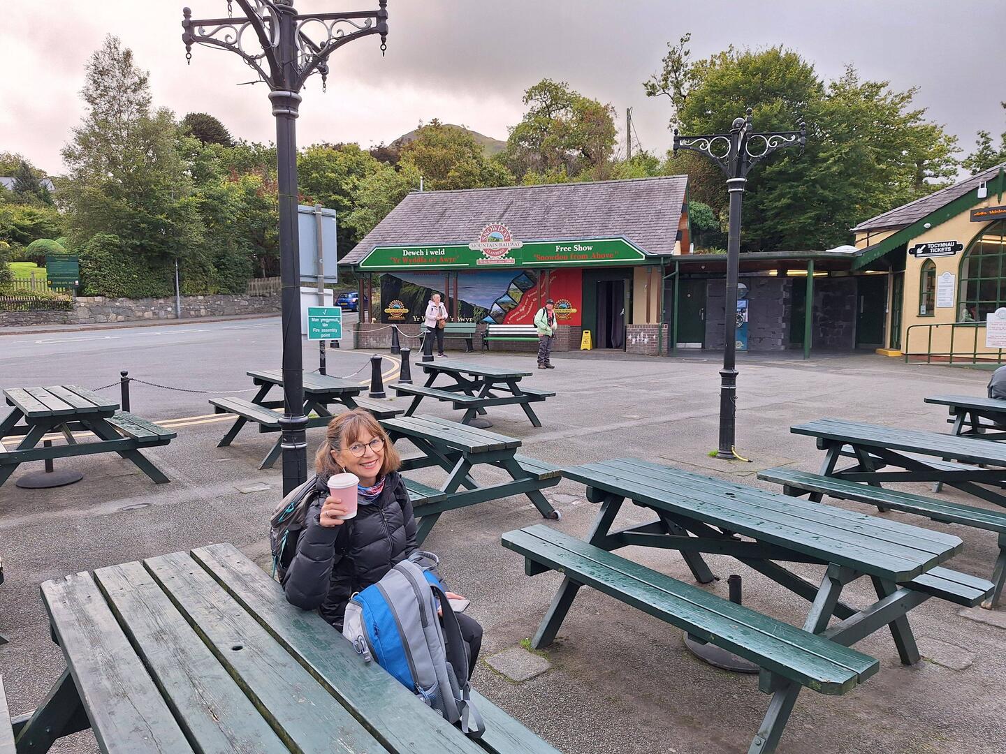 Waiting for the train
