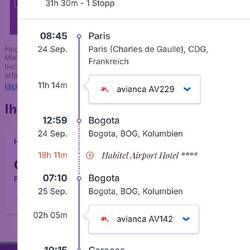 Die geplante Route