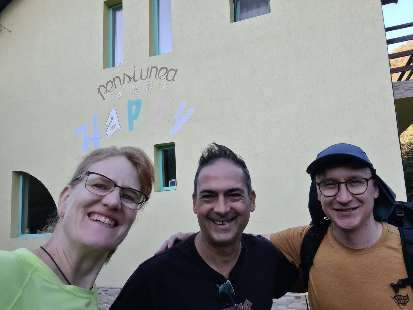 Andrei (rechts) geht seine zweite Etappe und ich die Letzte