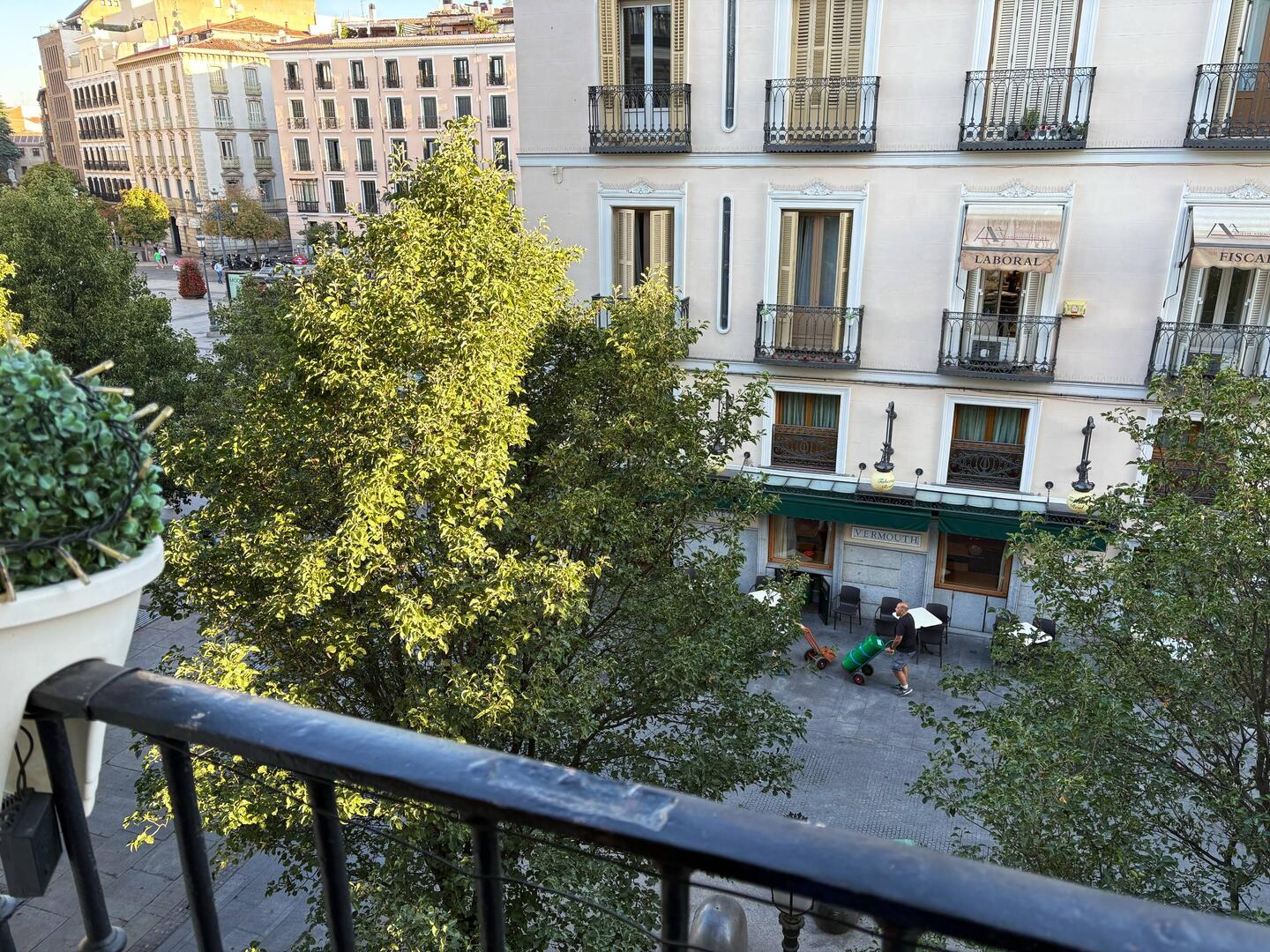 View from balcony