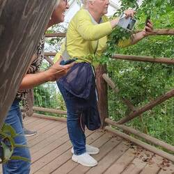 Wir auf Schmetterlingsfotojagt