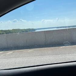 I'm over Old Muddy almost before I realise it!