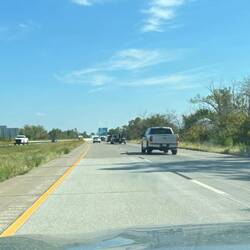 "Shhh...... ivers!!" I suddenly realise that's the Mississippi River ahead.