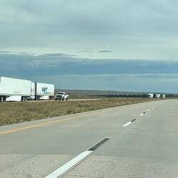 A rare moment by myself on my side of I-80