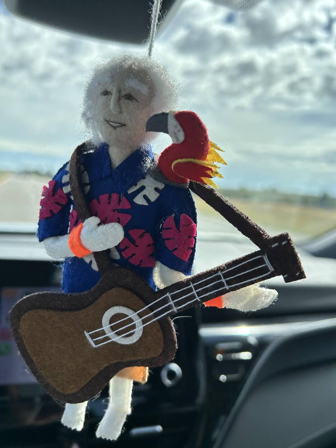 The local radio stations and Jimmy Buffet (thanks Lorraine) keep me company