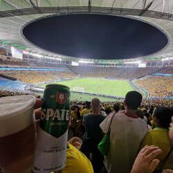 Im Tempel des Fußball gibt es deutsches Bier 🙌