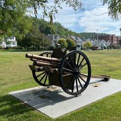 Cannon in Amsterdam's WWI Memorial Park