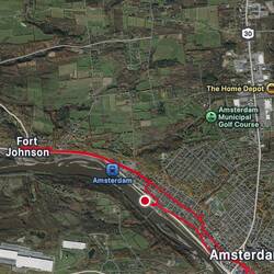 Our 8.5 mile bike ride today.