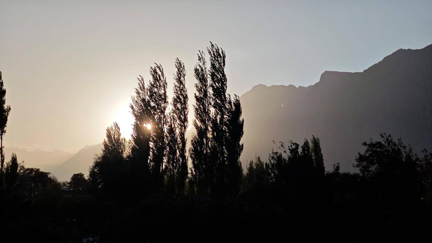 Sonnenaufgang aus meinem Zimmer