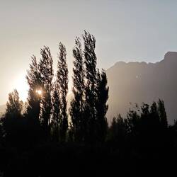 Sonnenaufgang aus meinem Zimmer