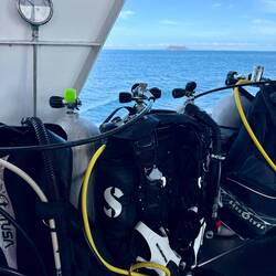 Der Tank kann direkt an der Station jedes Tauchers wieder befüllt werden