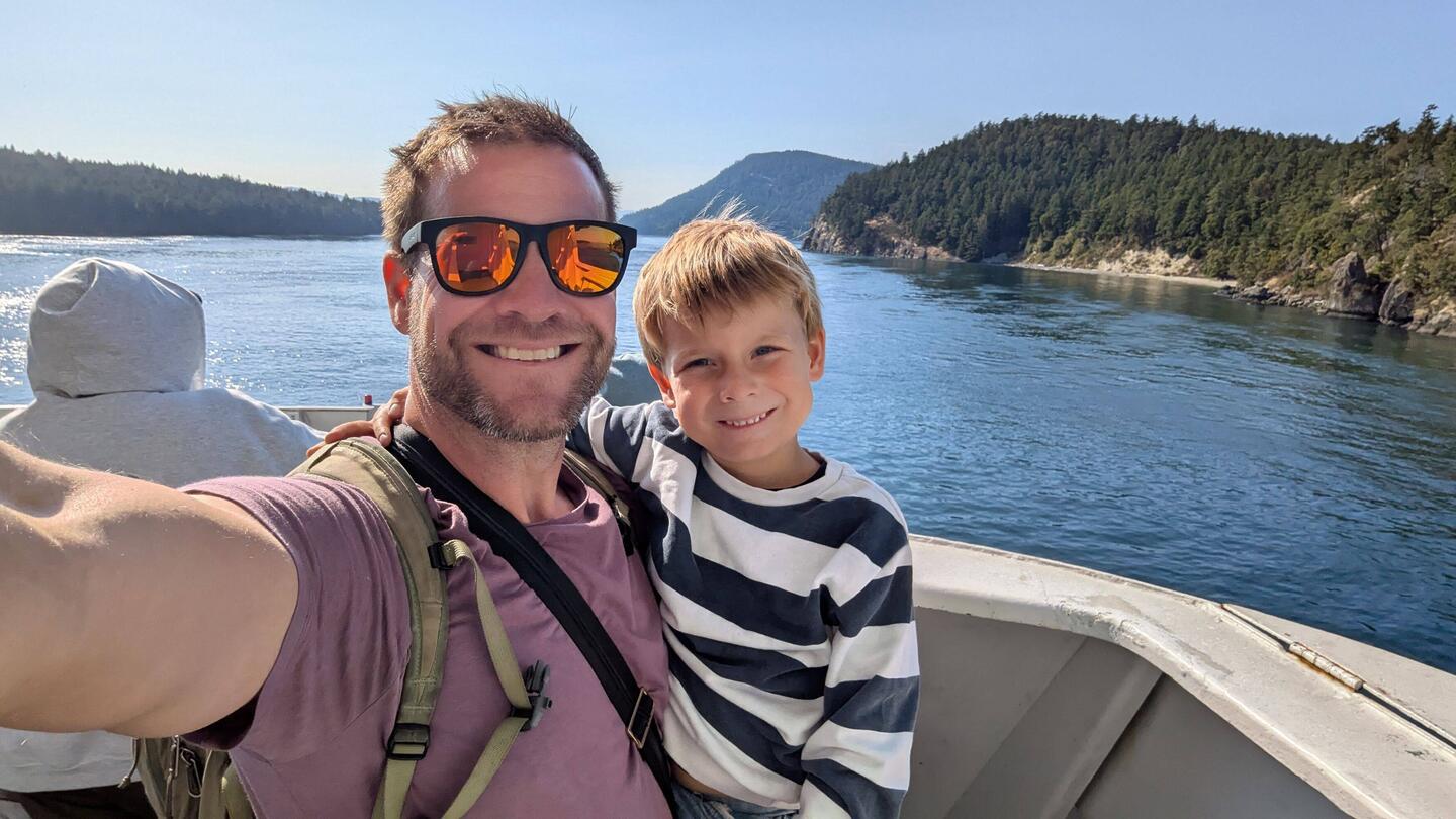 Schon die Fahrt mit der Fähre nach Vancouver Island ist traumhaft