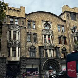 It's said that this building's cement was mixed with wine