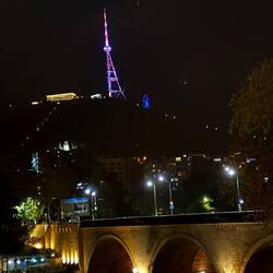 Tbilisi at night