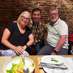 The end of the Tour farewell dinner with our leader Shalva