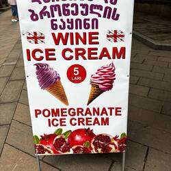 Wine ice cream? Why not?