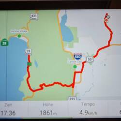 Vom Lake Tahoe nach Virginia City