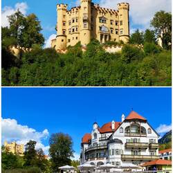 Schloss Hohenschwangau und Hotel am Alpsee