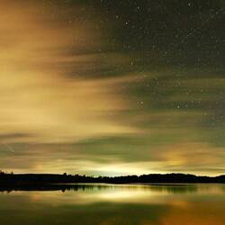 Bild aus der letzten Nacht - Wetterleuchten am Himmel