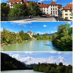Blick auf Füssen & Lech