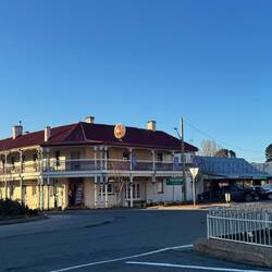 The war memorial veteran looks over the main cross roads in the centre of town