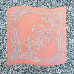 Platypus tiles in the pavement