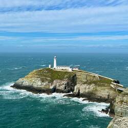 South Stack lighthouse Holy Head Anglesey.